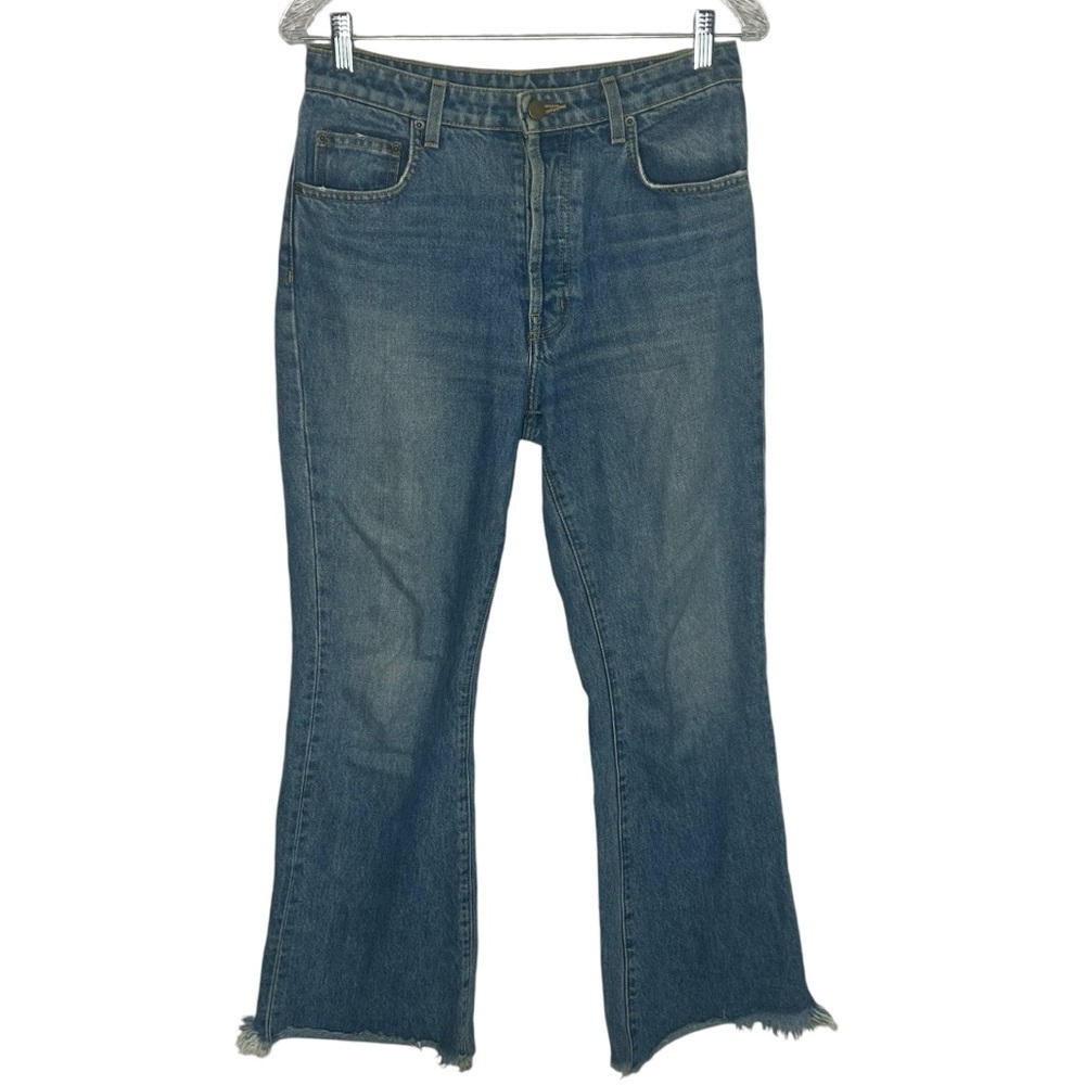 Carmar High Rise Button Fly Bootcut Jeans